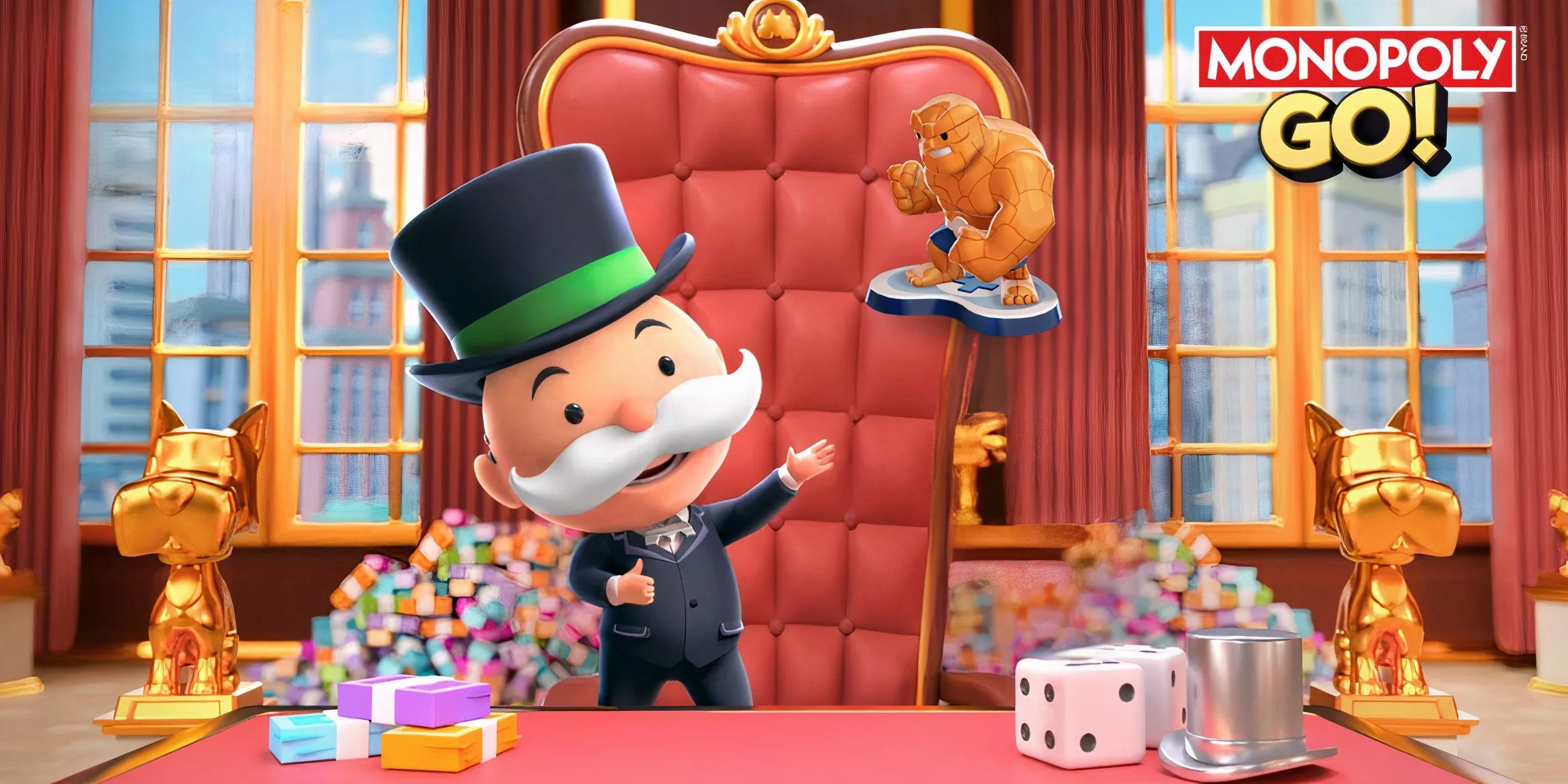 Token The Thing trong Monopoly GO: Biểu tượng tiến bộ trong Sunshine Express