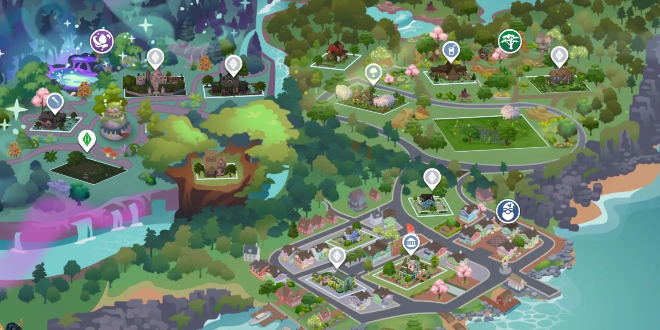 Vẻ đẹp huyền ảo của thế giới Innisgreen từ gói mở rộng The Sims 4 Enchanted by Nature