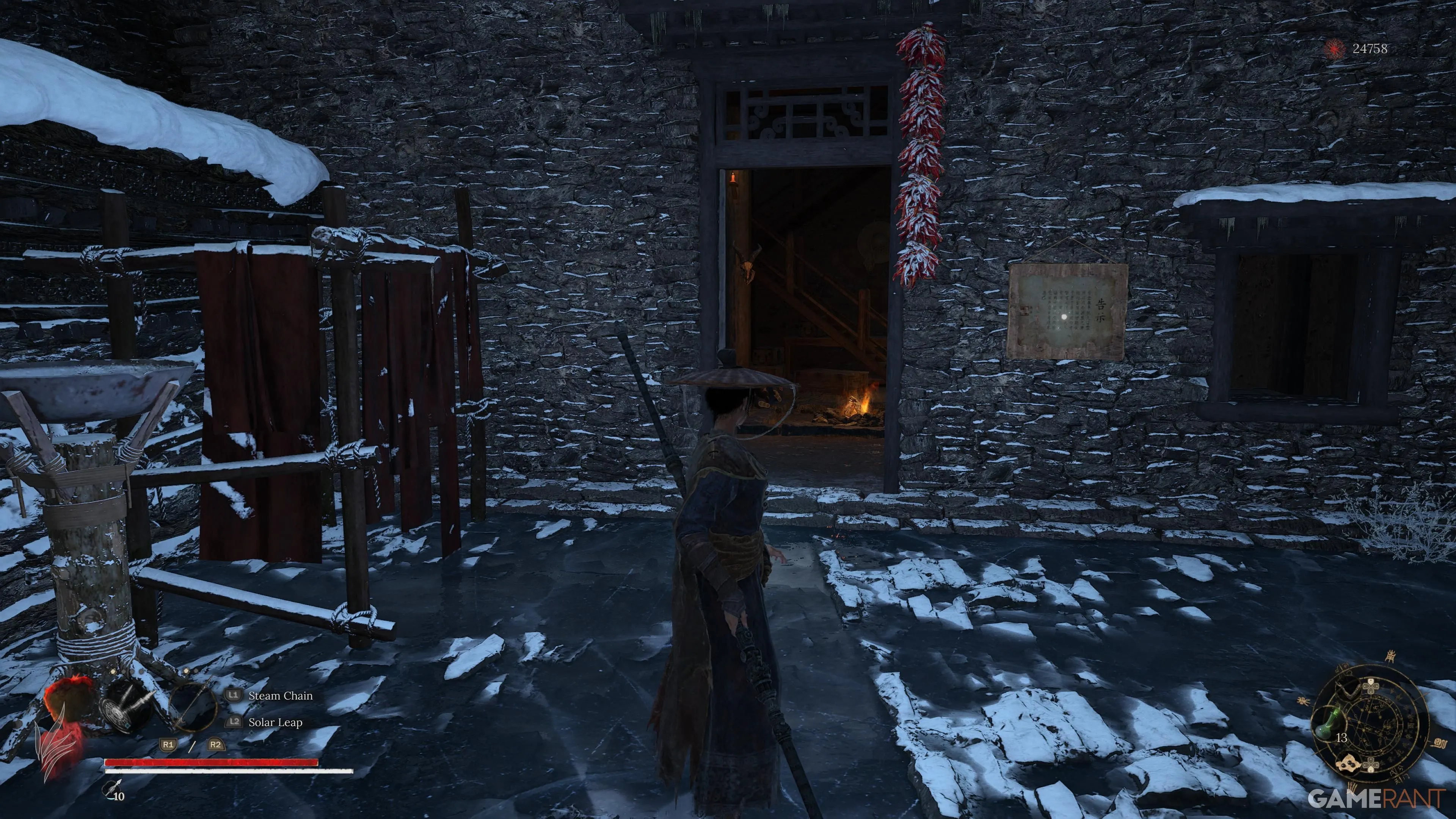 Vị trí chính xác của Nữ Chúa Đêm Tối Huang Yan tại Cloudspire City, Wuchang Fallen Feathers, qua bản đồ gameplay.