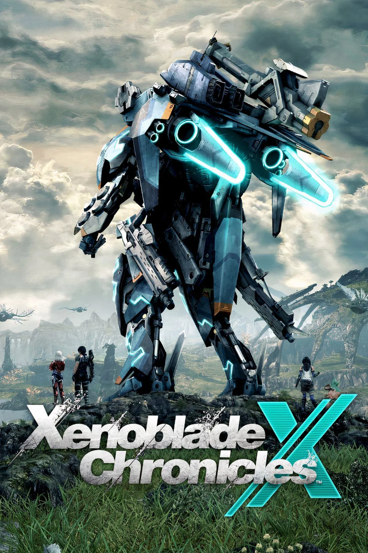 Xenoblade Chronicles X với mech Skell hùng vĩ trước cảnh quan ngoài hành tinh